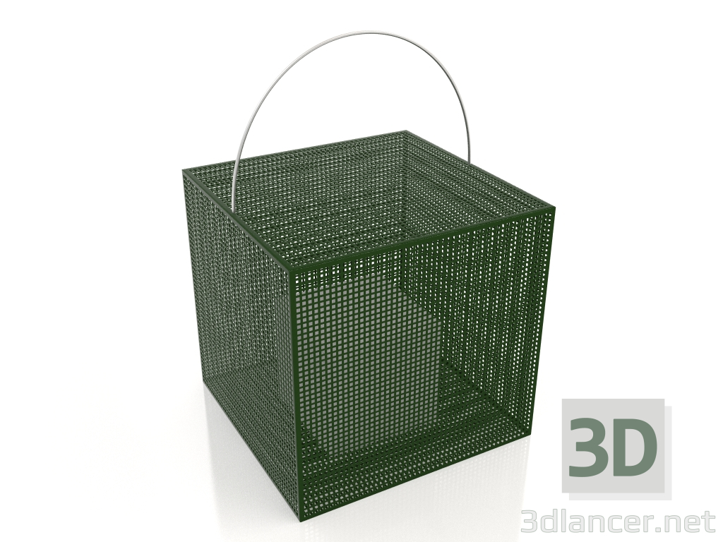 modello 3D Scatola portacandele 2 (Verde bottiglia) - anteprima