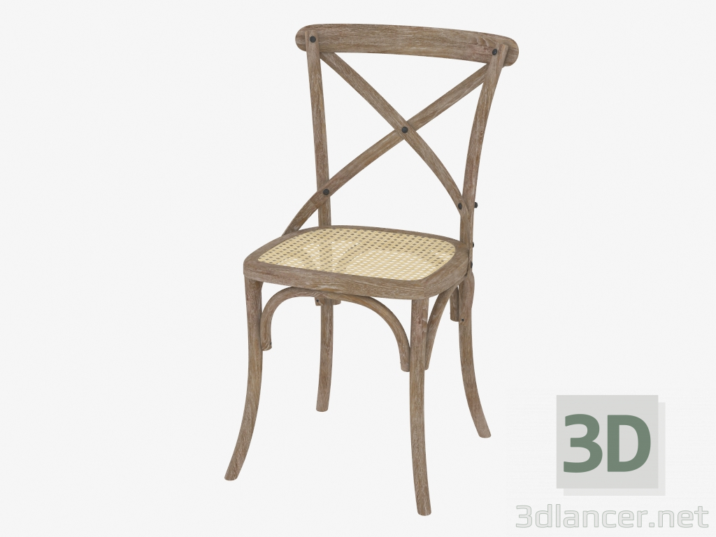 3d model silla de comedor SILLA DE GRANJA DE LADO (8827.0201) - vista previa