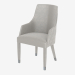 3d model Armchair with combined upholstery BYRON - preview