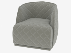 Armchair upholstered