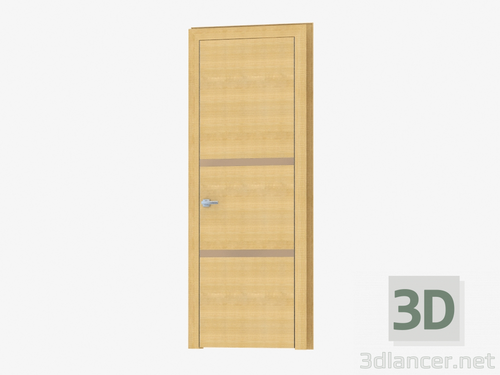 3d model Puerta de interroom (40.30 bronza). - vista previa