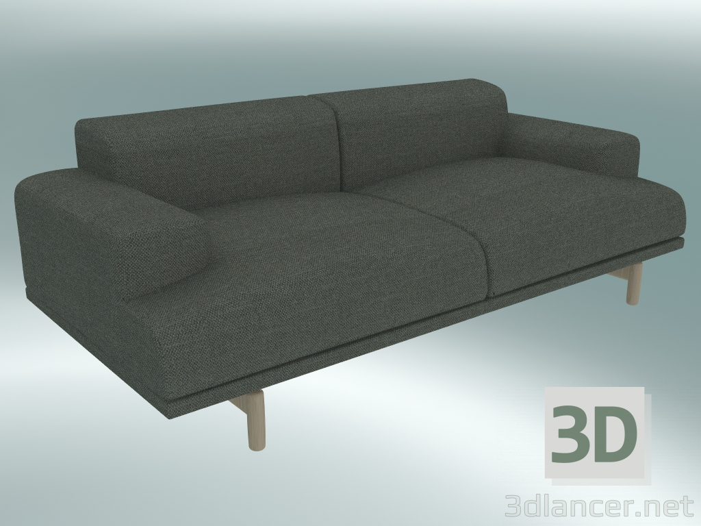 modèle 3D Canapé double Compose (Fiord 961) - preview