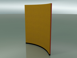 Curved panel 6405 (132.5 cm, 72 °, D 100 cm, two-tone)