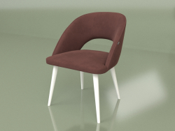 रोक्को कुर्सी (पैर सफेद)