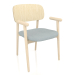 3D Modell Milder Stuhl mit Holzrücken - Vorschau