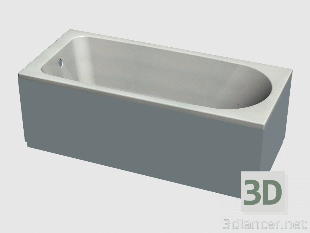 modèle 3D Panneaux extensibles en mousseline de soie de baignoire (170 x 75) - preview