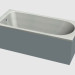 modello 3D Pannelli elasticizzati in chiffon in bagno (170 x 75) - anteprima