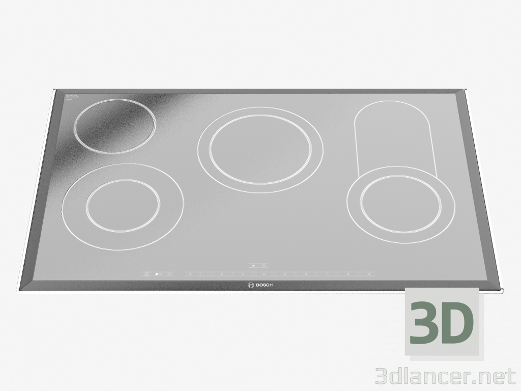 modèle 3D Cuisinière à induction intégrée PKC875N14A - preview