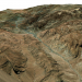 3d Mount Sinai 3D model,Egypt/3D модель горы Синай, Египет модель купить - ракурс