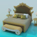 3d model Bed Clasic - preview