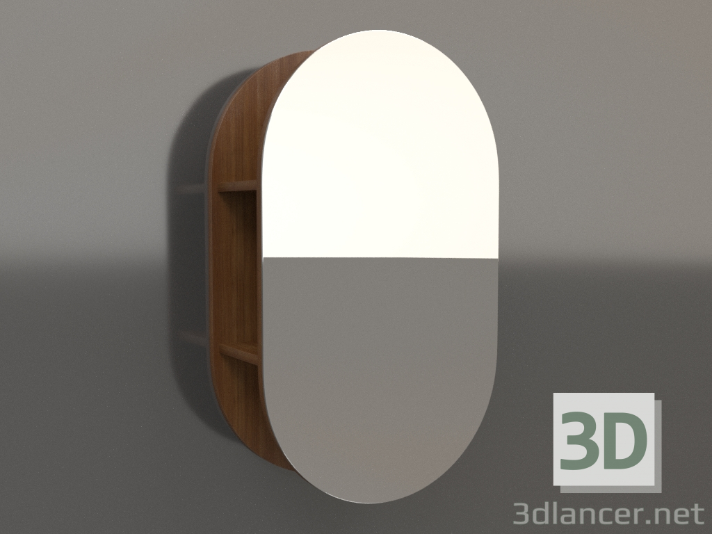 modello 3D Specchio ZL 20 (450х205х750, legno marrone chiaro) - anteprima