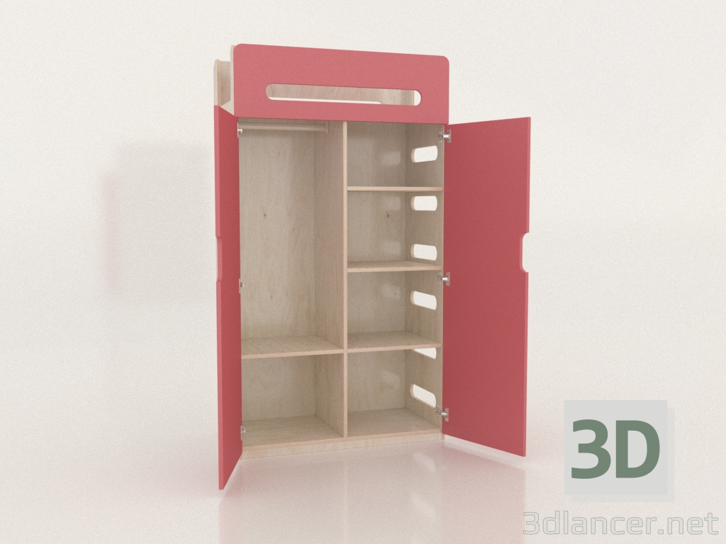 3D Modell Kleiderschrank offen MOVE WA (WEMWA1) - Vorschau