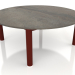 3d model Coffee table D 90 (Wine red, DEKTON Radium) - preview