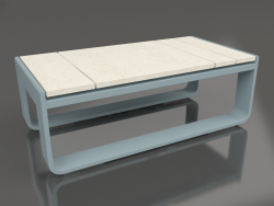 Table d'appoint 35 (DEKTON Danae, Bleu gris)