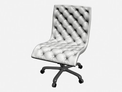 कार्यालय कुर्सी armrests बिना हरमन capitonne