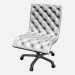 3d model Office Chair without armrests Herman capitonne - preview