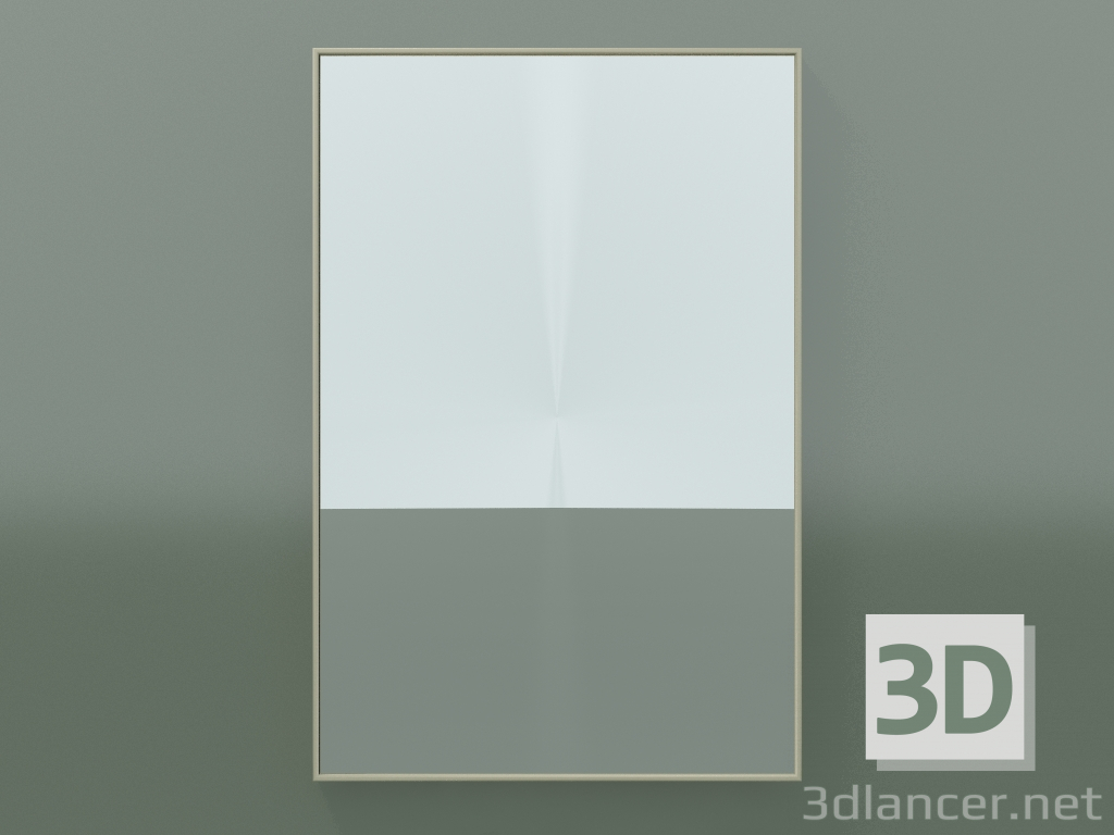 modello 3D Specchio Rettangolo (8ATBC0001, Bone C39, Н 72, L 48 cm) - anteprima