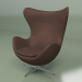 3d model Armchair Egg (chocolate brown) - preview