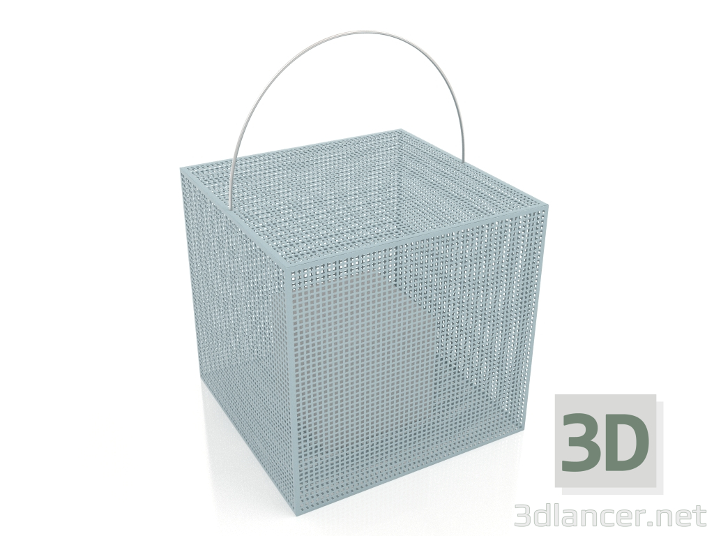 modello 3D Scatola portacandele 2 (grigio blu) - anteprima