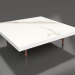 3d model Square coffee table (White, DEKTON Aura) - preview