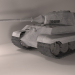 modèle 3D Allemagne Tiger réservoir 2 - preview