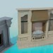 3d model Different fireplaces - preview