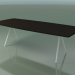 modèle 3D Table en forme de savon 5434 (H 74 - 100x240 cm, pieds 150 °, plaqué L21 wengé, V12) - preview