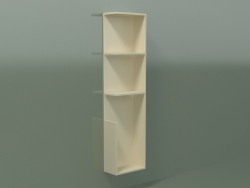 Vertical shelf (90U19004, Bone C39, L 24, P 12, H 96 cm)