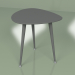 3d модель Приставний стіл Крапля монохром (темно-сірий) – превью