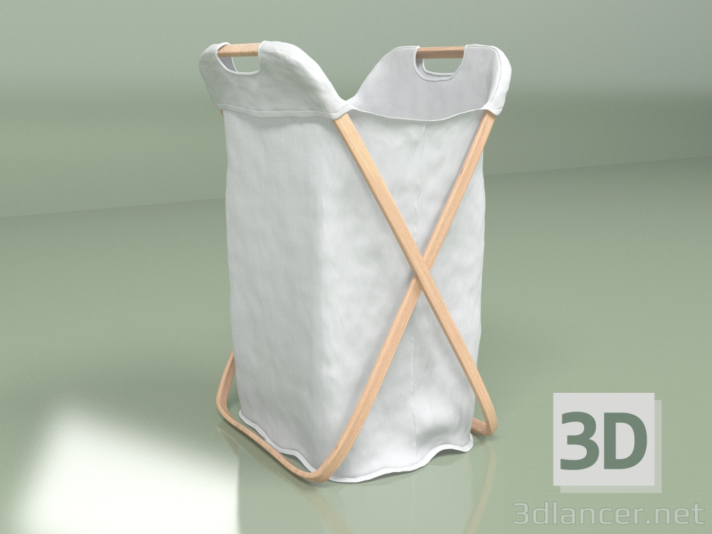 3d model Laundry basket Butterfly - preview