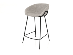 Taburete de bar Feston 76 cm (Gris)