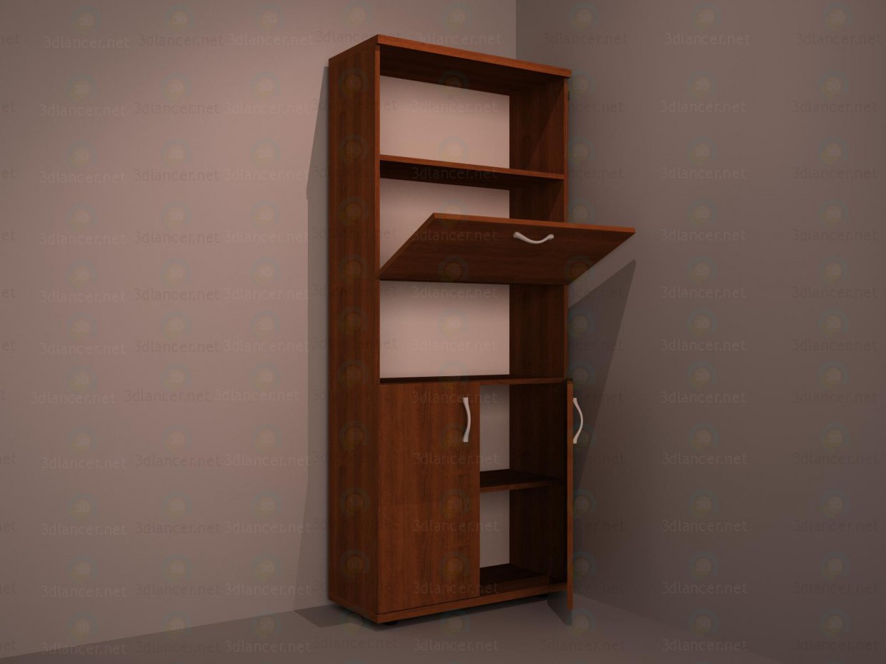 El armario de los documentos 3D modelo Compro - render