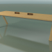 3D Modell Tisch mit Büroarbeitsplatte 5031 (H 74 - 280 x 98 cm, natürliche Eiche, Zusammensetzung 2) - Vorschau