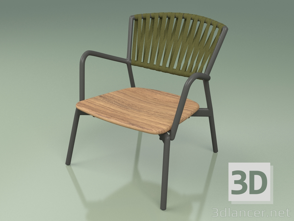 modèle 3D Chaise 127 (Ceinture Olive) - preview