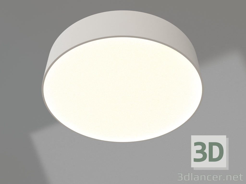 3d model Lámpara IM-RONDO-EMERGENCY-3H-R175-19W Day4000 (WH, 120 grados, 230V) - vista previa