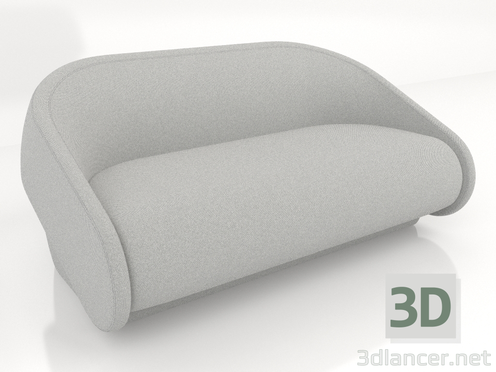 3d модель Диван-ліжко 2 місний (cкладений) – превью