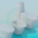3D Modell Eine Reihe von sanitaryware - Vorschau
