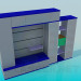 3D Modell Schrank-Wand - Vorschau