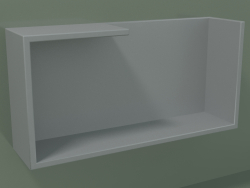 Horizontal shelf (90U19005, Silver Gray C35, L 48, P 12, H 24 cm)