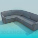 3D Modell Couch - Vorschau