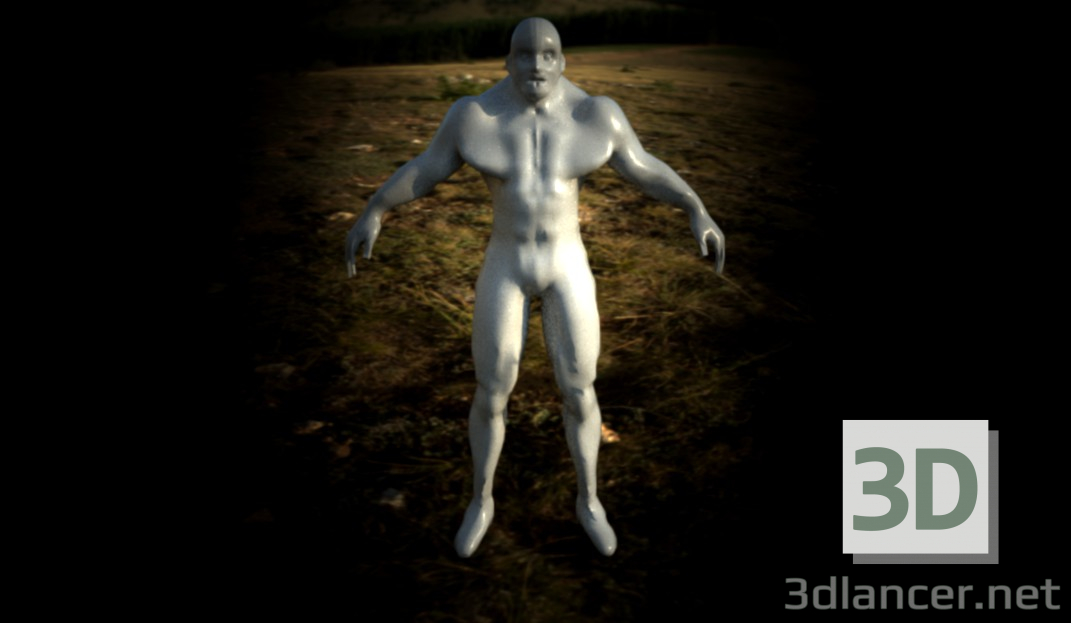 Modelo 3d Humana - preview