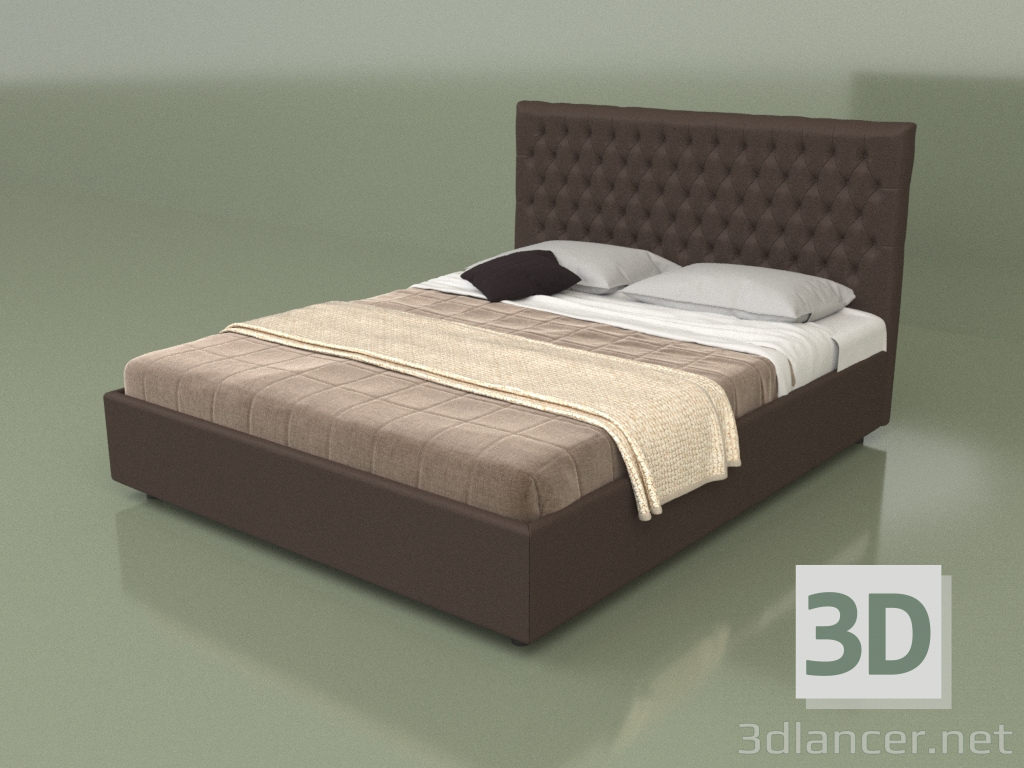 3D modeli Çift kişilik yatak Astoria yeni - önizleme