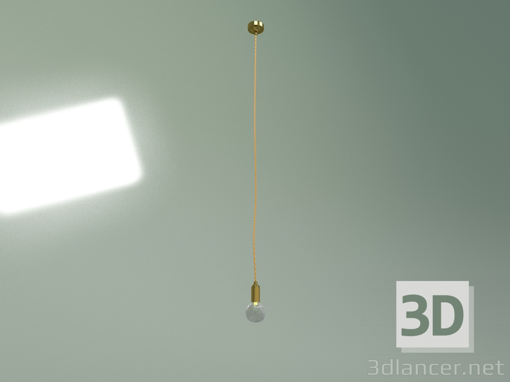 3d model Lámpara colgante Crystal Bulb - vista previa