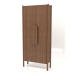 3d model Wardrobe with short handles W 01 (800x300x1800, wood brown light) - preview