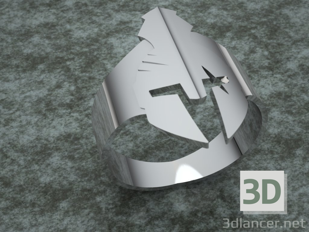 3d ring Spartan model buy - render