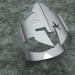 3d кольцо Спартанец модель купить - ракурс