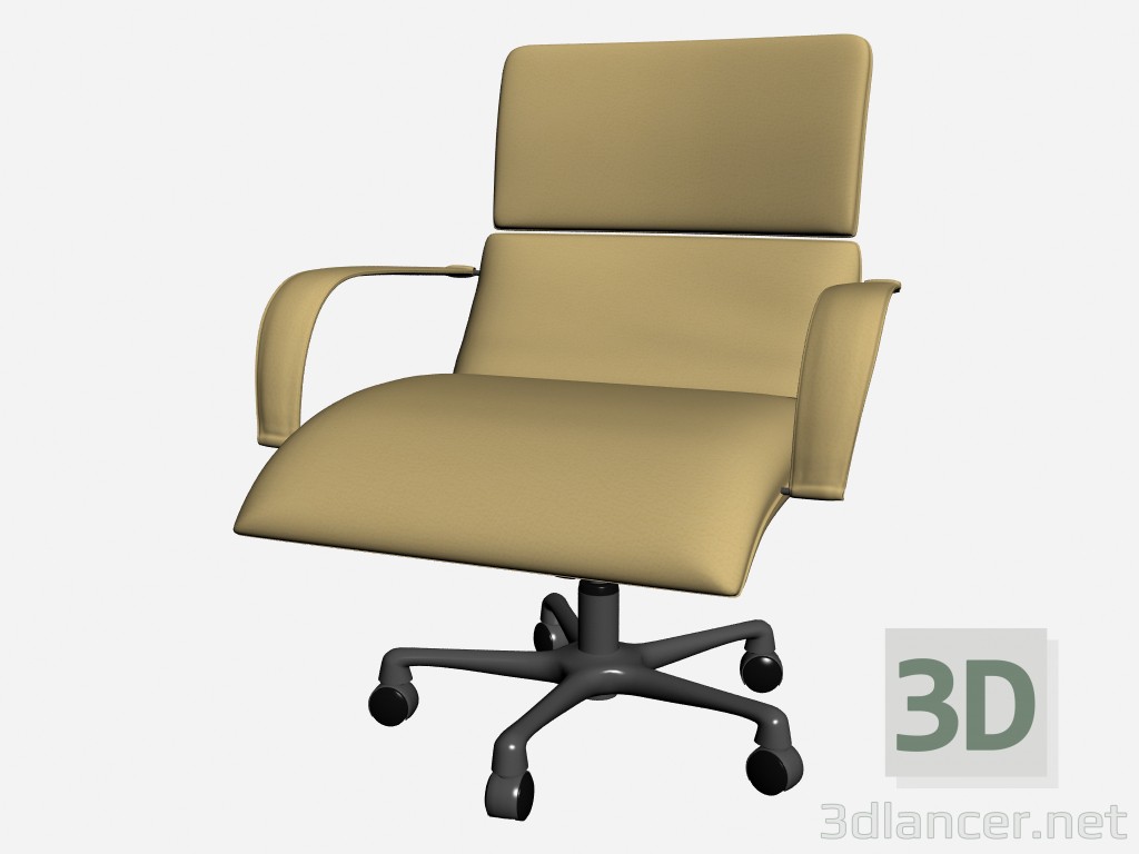 3d модель Кресло офисное Herman direzionale 3 – превью