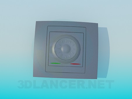 3d model Interruptor de la luz - vista previa