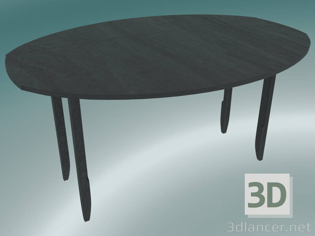 3d model Unfolding dining console (Dark Oak) - preview