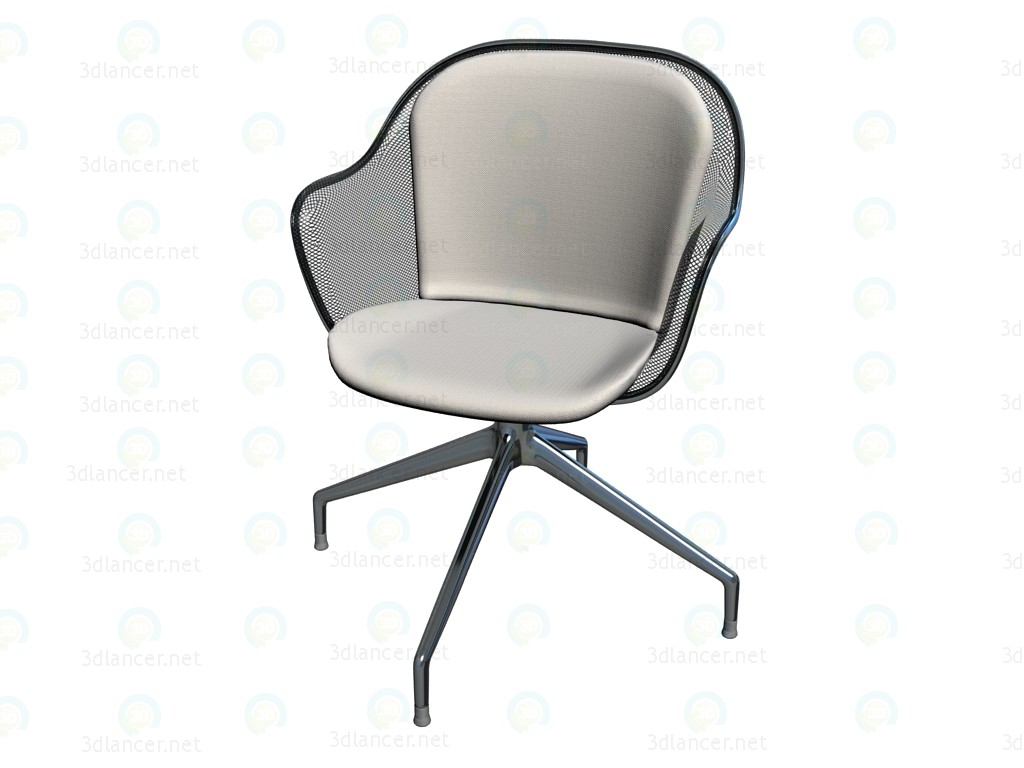 3D Modell Stuhl IU68A ich - Vorschau